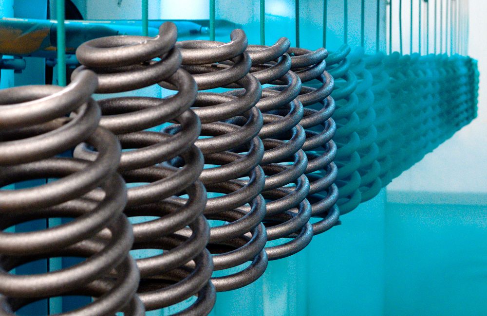 Coil Spring Powder Coating